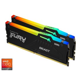 Kingston 32GB 6000MHz DDR5 RGBFury Beast (2x16GB), CL36EXPO & XMP 3.0