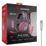 Slušalice sa mikrofonom gaming RAMPAGE RM-K1 PULSAR pink, USB, 7.1 Surround+Vibration, RGB, dugi fleksibilni mikrofon