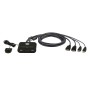 KVM SWITCH, 2-Port USB FHD HDMI Cable KVM Switch, CS22HF