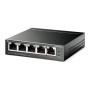 SWITCH TP Link TL-SG105PE 5-portni Gigabit Easy Smart Switch sa 4-portnim PoE+, metalnim kućištem, montažom na radnu površinu, P