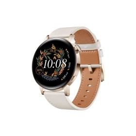 Huawei Watch GT 3 Classic 42mm White - leather strap