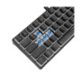 Tastatura gaming RAMPAGE RADIANT K11 black, Type-C, RGB, blue switch, US layout, pudding keycaps