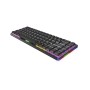 Tastatura gaming RAMPAGE REBEL black, Mechanical, Low Profile, blue switch, US Layout, Rainbow