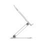 Postolje za notebook riser stand preklopivi, silver GEMBIRD, NBS-D1-03