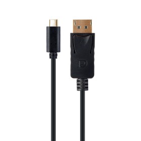 Video adapter kabl Type-C to DisplayPort, BLACK, 2m, 4K 60 Hz, GEMBIRD A-CM-DPM-01