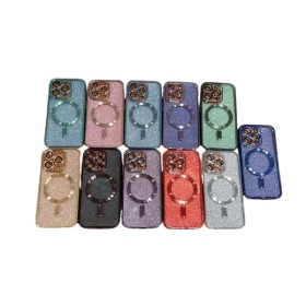 MagSafe glitter maskica iPhone 15 Pro Max Pink