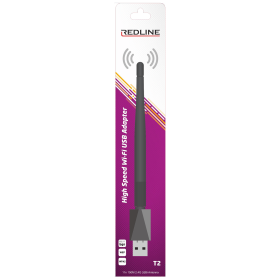 REDLINE Wi-Fi mrežna kartica, USB, 2.4 GHz, 2 dB, 150 Mbps, RT7601 - T2 WiFi antena