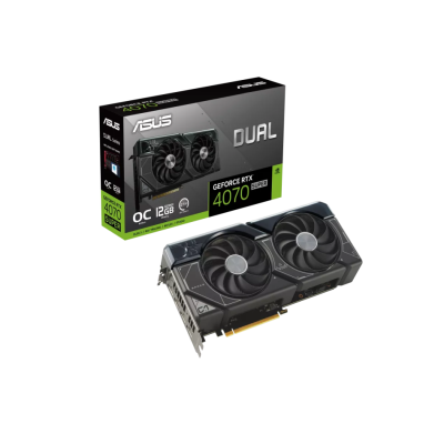 ASUS VGA DUAL-RTX4070S-O12GNVIDIA GeForce RTX 4070 SUPER12GB GDDR6X 192bitHDMI,3xDP