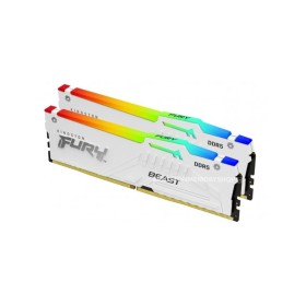 Kingston 32GB 6000MHz DDR5 W.White RGB, Fury Beast, CL36,288-pin, EXPO, XMP