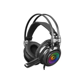 Slušalice sa mikrofonom gaming RAMPAGE RM-K2 X-QUADRO black, USB 7.1, RGB