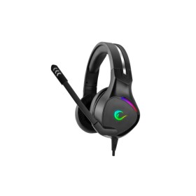 Slušalice sa mikrofonom gaming RAMPAGE RM-K10 PC/PS4 AMAZING Black USB 7.1 Noise-Cancelling Mic, RGB LED