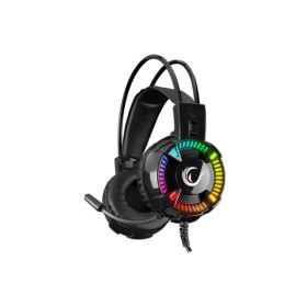 Slušalice sa mikrofonom gaming RAMPAGE STYLES black USB 7.1, RGB