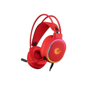 Slušalice sa mikrofonom gaming RAMPAGE ROGUE red, 7.1, PC/PS4/PS5, USB, RGB LED