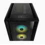 CORSAIR iCUE 5000X RGBTempered Glass MidTower ATX PC Smart Case Black