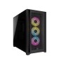CORSAIR iCUE 5000D RGB AIRFLOWTempered Glass, Mid-Tower CaseBlack, 3x AF120 RGB ELITE Fans