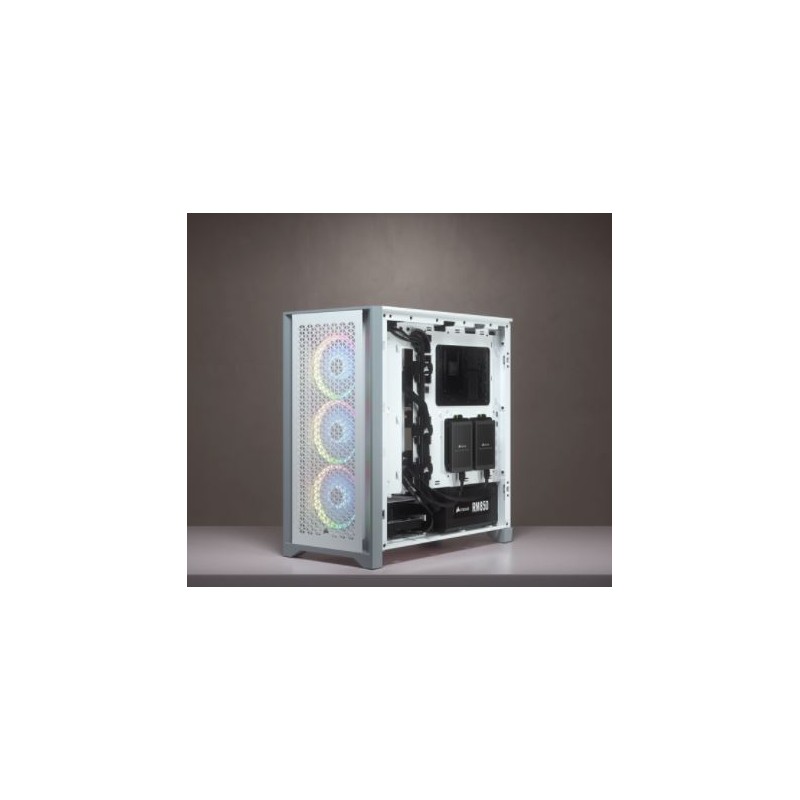 CORSAIR 4000D AIRFLOW WhiteTempered Glass Mid-TowerATX Case