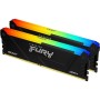 Kingston 32GB 3600MHz DDR4 RGBFury Beast Black, (16x2) kit,CL18, 288pin, RGB, XMP