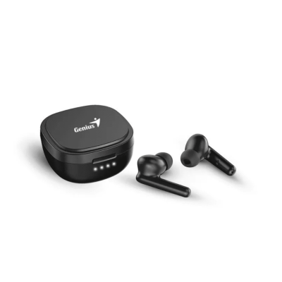 Genius slušalice HS-M910BTwireless, bluetooth 5.0, in-ear, USB-4, crne
