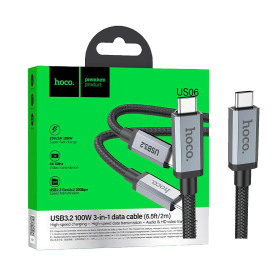 hoco. USB kabl za smartphone, US06, USB3.2 type C, dužina 2 met. - US06 2M