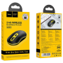 hoco. Miš bežični, optički, 1600 dpi, 2.4 GHz, USB nano - GM21 Platinum Black/Yellow