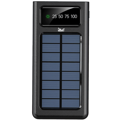 MeanIT Punjač prijenosni za mobitele + svjetiljka,solarni, 10000mAh - P1