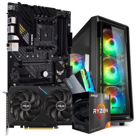 GNC GAMER SHARK Ryzen 5 5600G, 3.9GHz up to 4.4GHz,ASUS MB TUF GAMING B550-PLUS AMD B550, RAM 32GB(2x16)TRIDENT Z RGB DDR4 3200 