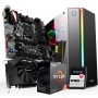 GNC GAMER T-REX RYZEN 5 3600 4.2GHz, MB  X470GTQ, 16 GB 2666MHz, SSD 480GB, GeForce RTX™ 2060 WINDFORCE OC 12G, 500W,METROPOLIS 