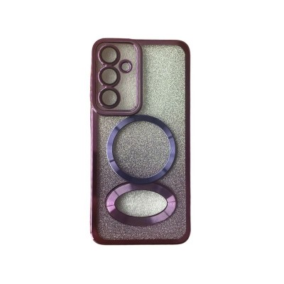 MagSafe glitter maskica Samsung A15 Purple