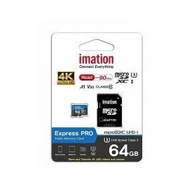 IMATION microSD 64GB UHS-I U3 V30 4K + adapter