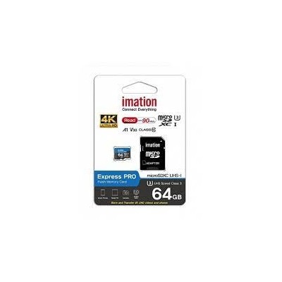 IMATION microSD 64GB UHS-I U3 V30 4K + adapter