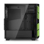 Kućište SHARKOON gaming, AI7000 Glass Green ATX, 3x 140mm LED