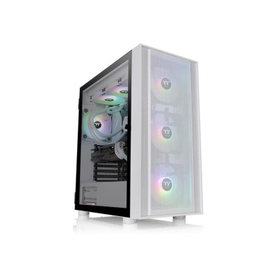 Thermaltake H570 TG ARGB Snow Mid tower, tempered glass, 3x 120mm ARGB Lite fan