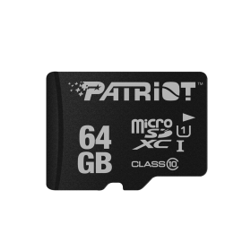 Patriot microSD 64GBUHS-I, SDXC, U1, C10up to 80MB/s read