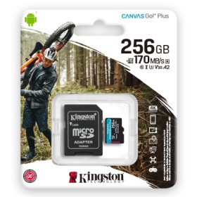 Kingston microSD 256GBCanvasGoPlusr/w:170MB/s/90MB/s,with adapter