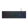 Tastatura GEMBIRD, KB-UML-02 Rainbow backlight multimedia keyboard, USB, USA layout