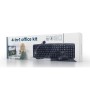 Tastatura + miš + podloga + slušalice office GEMBIRD, KBS-UO4-01, multimedia USB, USA layout