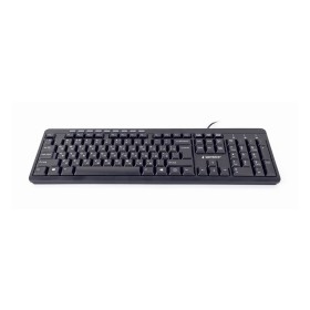 Tastatura GEMBIRD, KB-UM-106, multimedia keyboard, USB, US layout, black