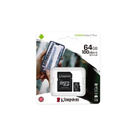 Kingston MicroSD 64GB Class 10Canvas Select Plus100MBs Read,Class 10 UHS-I
