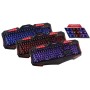 Tastatura i miš gaming ESPERANZA SHELTER, USB, multicolor illuminated, multimedia, US layout, EGK3000