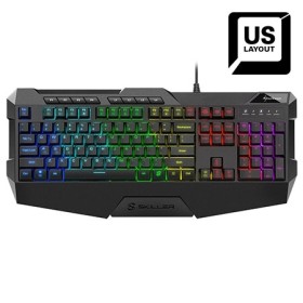 Tastatura RGB SHARKOON gaming SKILLER SGK4, US-Layout
