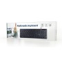 Tastaturas GEMBIRD Multimedia chocolate, KB-MCH-04 USB, USA layout