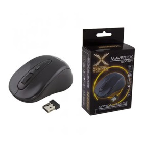 Miš wireless EXTREME MAVERICK 4D, 2.4GHz, optical, 4-button, ergonomic, black, 1200 dpi, XM104K