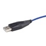 Miš GEMBIRD MUSG-001-B, USB, optical, gaming, full-speed, blue, 400-1600 dpi