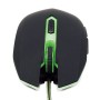 Miš GEMBIRD MUSG-001-G, USB, optical, gaming, full-speed, green, 400-1600 dpi