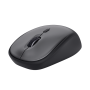 Trust Yvi+ Silent wireless miš,crni, sa tihim tipkama, 800-1600 dpi, optički, 4 tipke