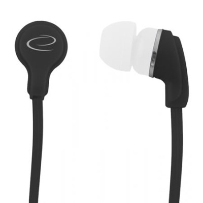 Slušalice ESPERANZA NEON In-Ear, Amplified BASS , black, 2x spare rubber pads EH147K