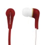 Slušalice ESPERANZA LOLLIPOP In-Ear, Noise dampening + Amplified BASS, red, EH146R