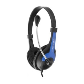 Slušalica sa mikrofonom ESPERANZA ROOSTER, volume control, blue, EH158B