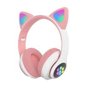 Slušalice za djecu CAT EAR Kids STN-28, bluetooth, pink + bijela