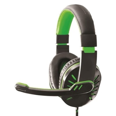 Slušalice sa mikrofonom ESPERANZA CROW, gaming, green, volume control, EGH330G